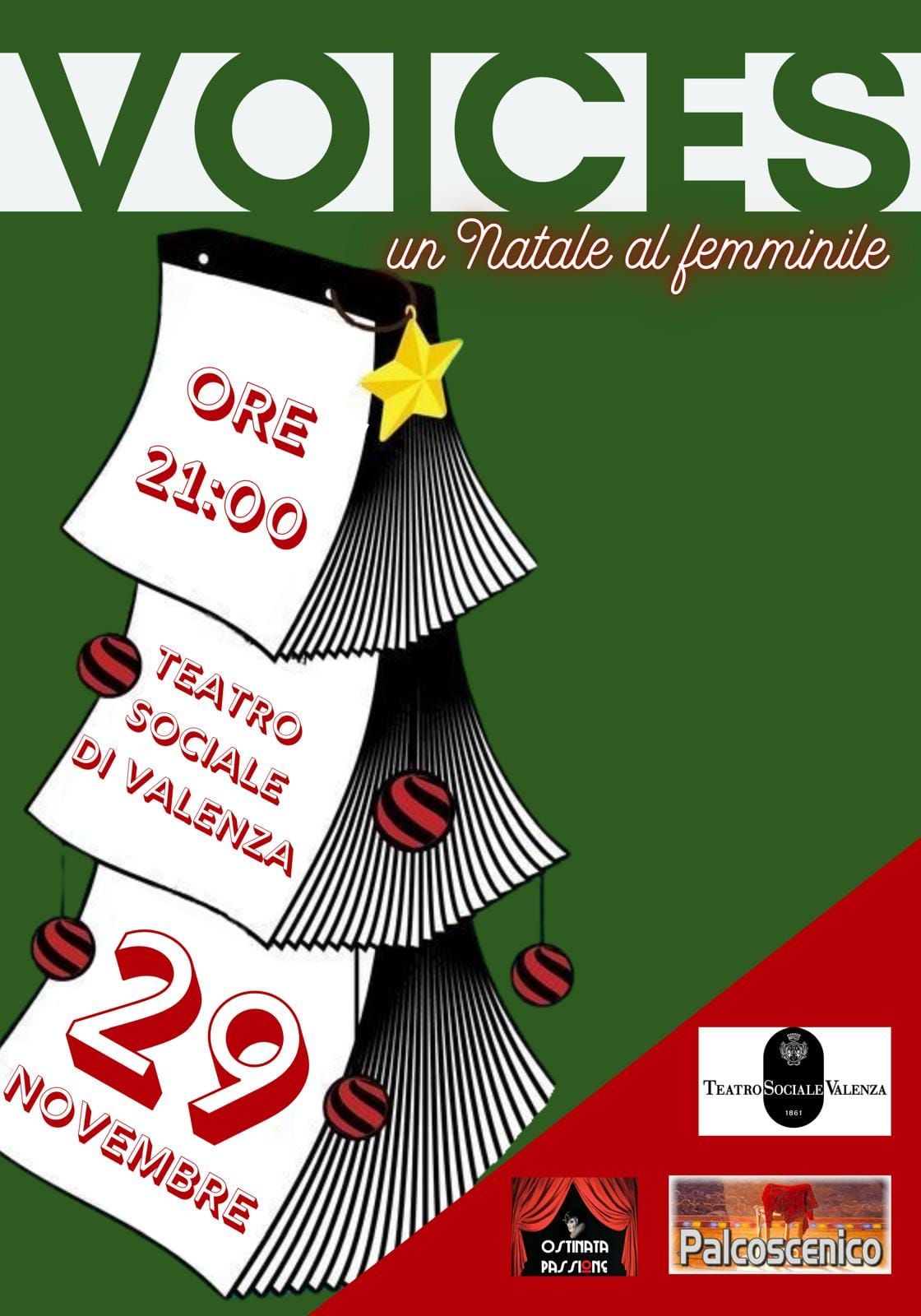 "Voices, un Natale al femminile" Associazione Vivere Insieme Valenza