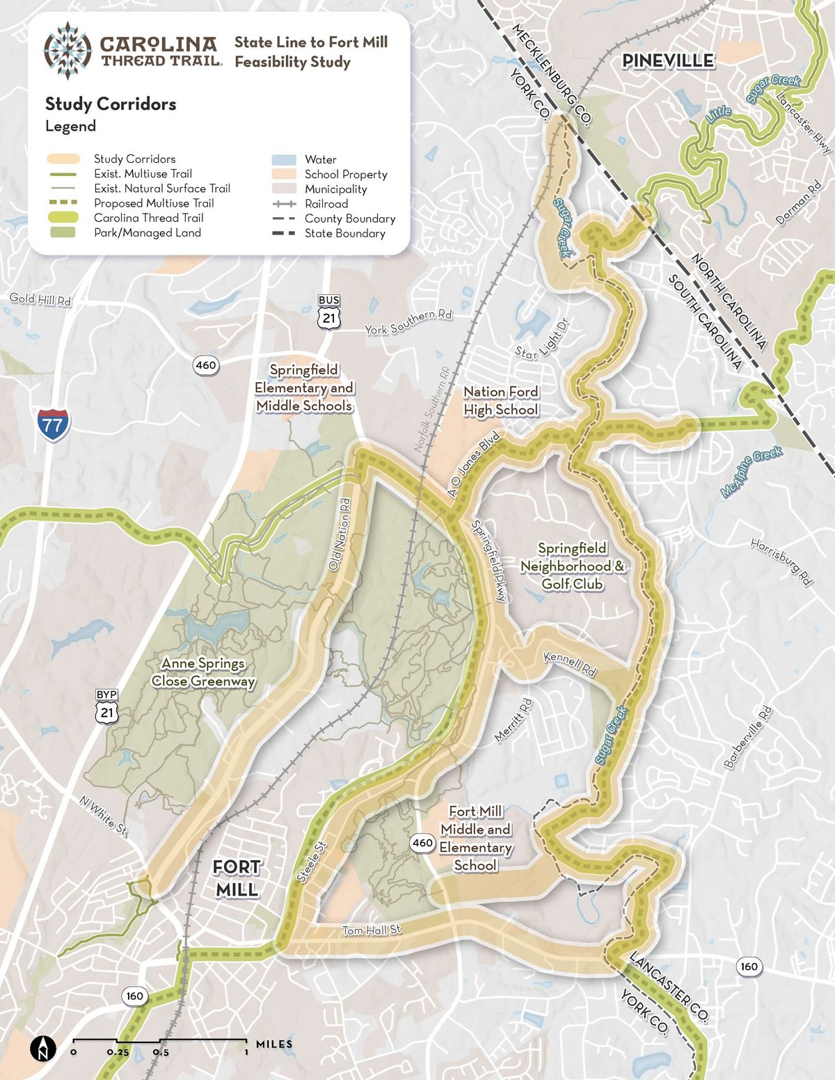 Public Meeting: Carolina Thread Trail to Fort Mill Feasibility Study