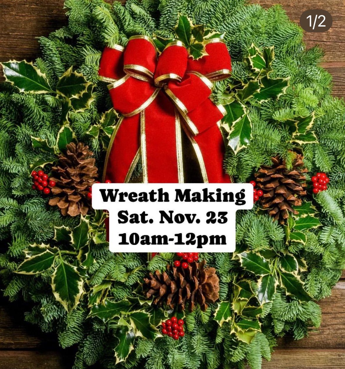 Heidi\u2019s Wreath making workshop