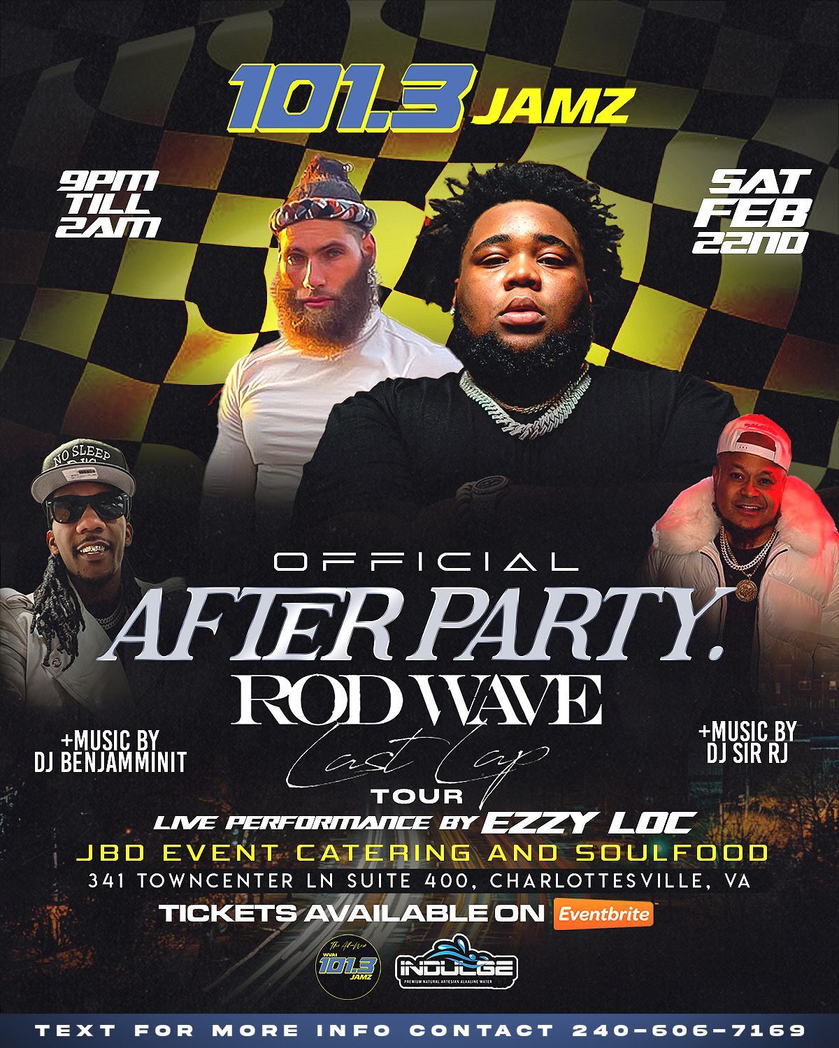 101.3 JAMZ  OFFICIAL AFTER PARTY. "ROD WAVE" (CHARLOTTESVILLE VA)