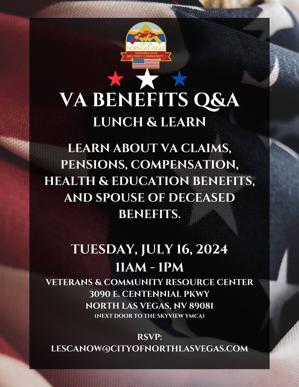 VA Benefits Q&A Lunch & Learn 
