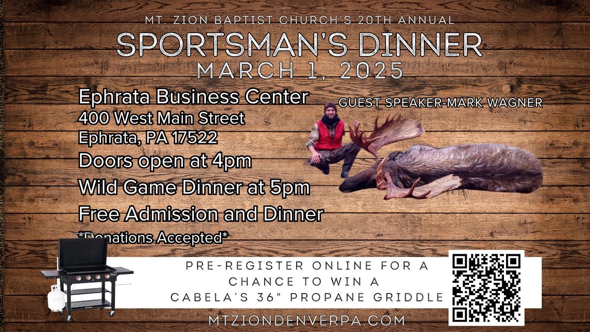 20th Annual Sportsman's Dinner