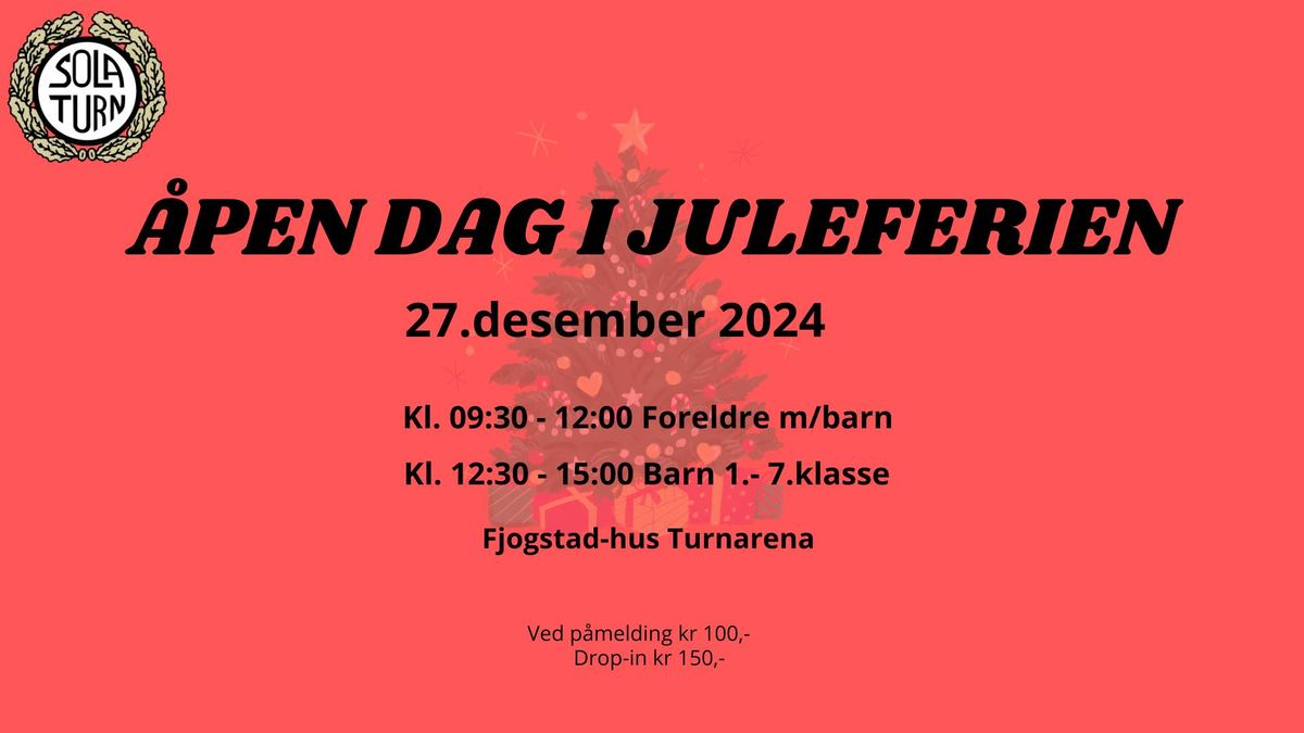 \u00c5PEN DAG 27.DESEMBER! \ud83c\udf84\ud83c\udf84