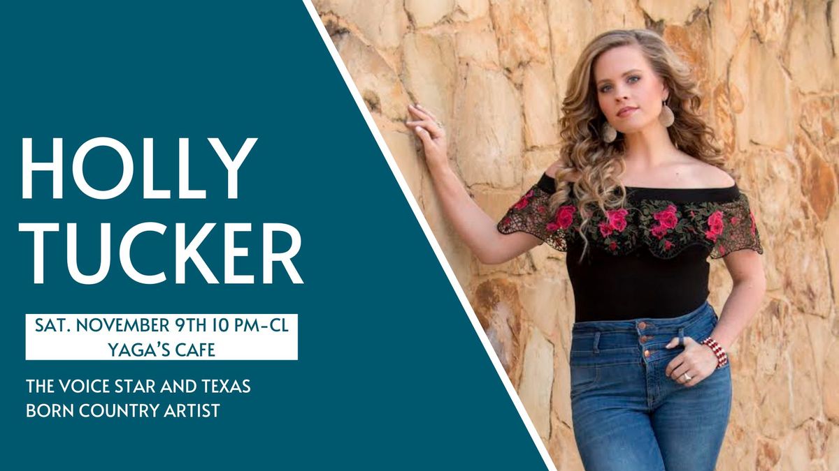 Holly Tucker at Yaga's Cafe