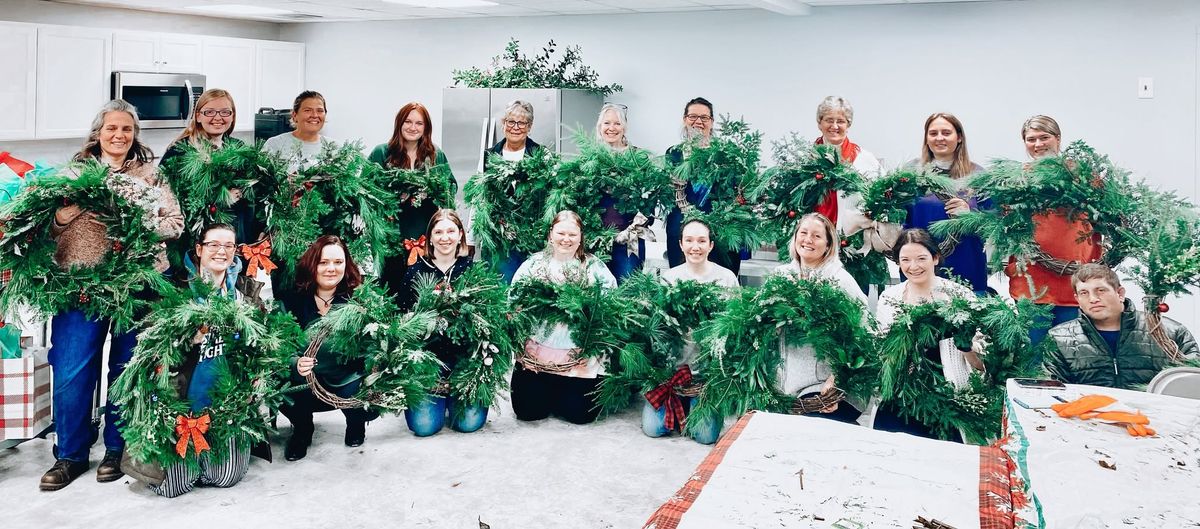 Holiday Wreath Making Event @ Tuckerman Brewing 