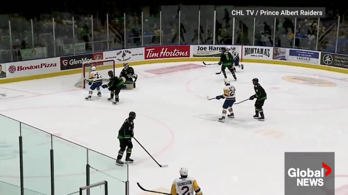 Parking Prince Albert Raiders at Saskatoon Blades