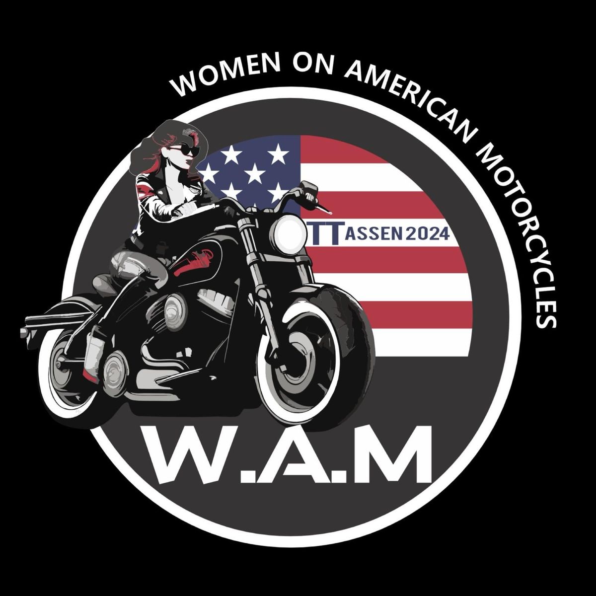 Recordpoging Women on American Motorcycles 