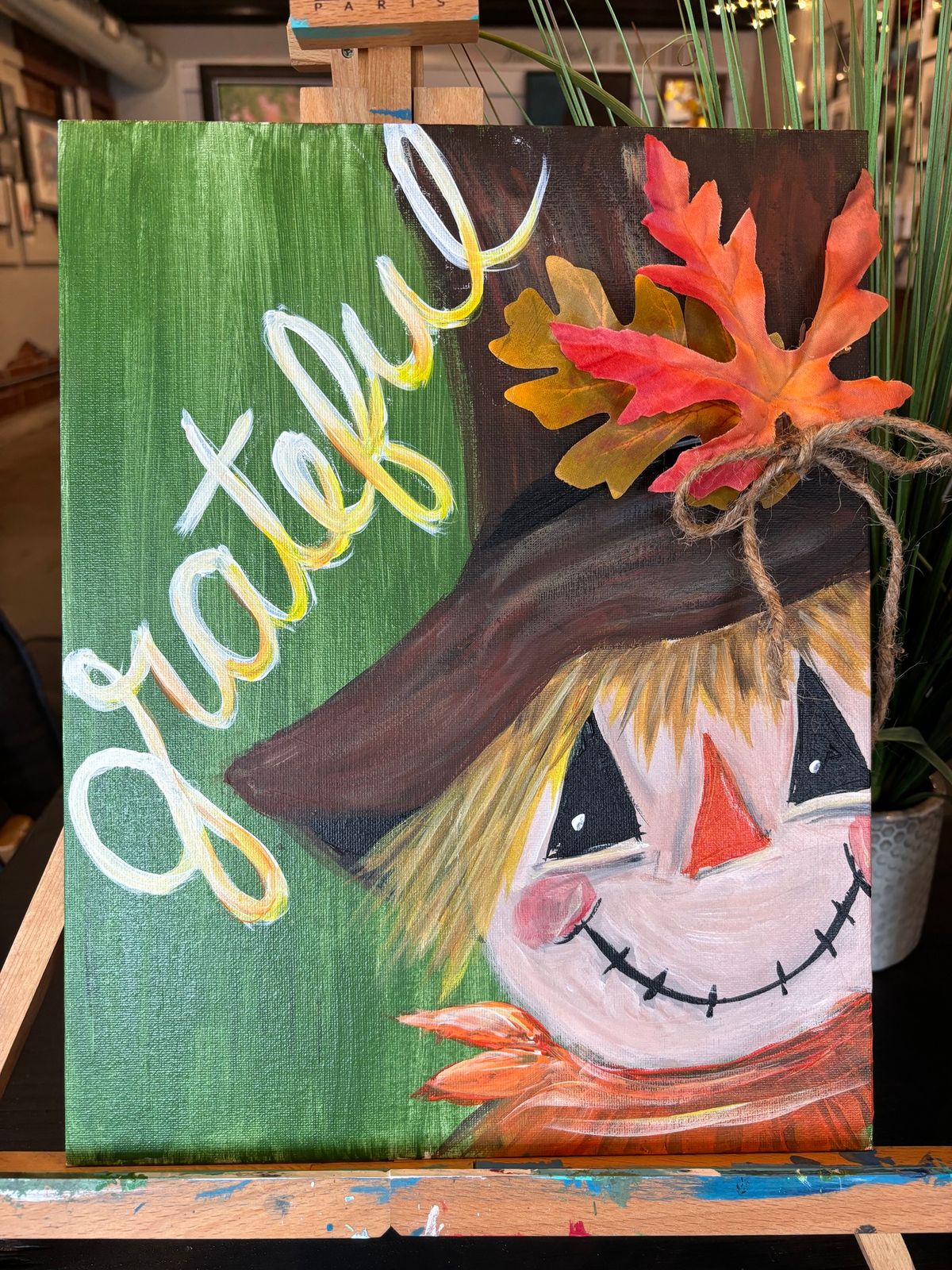 Anyone Can Paint!  Scarecrow