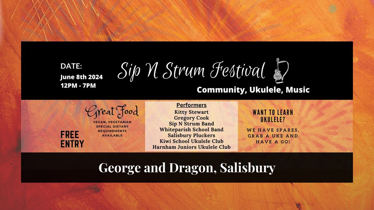 Sip N Strum Ukulele Club - First Community Music Festival