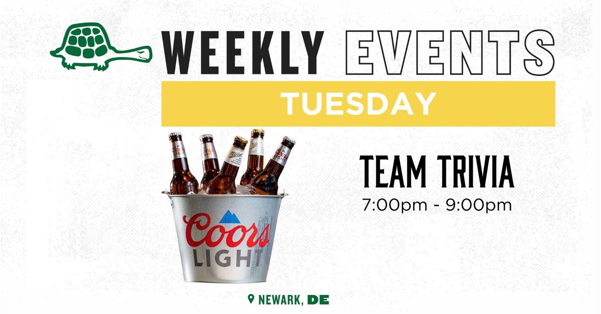 Team Trivia | Tuesday