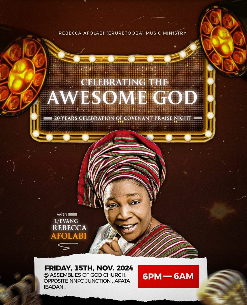 CELEBRATE THE AWESOME GOD\ud83d\udc51