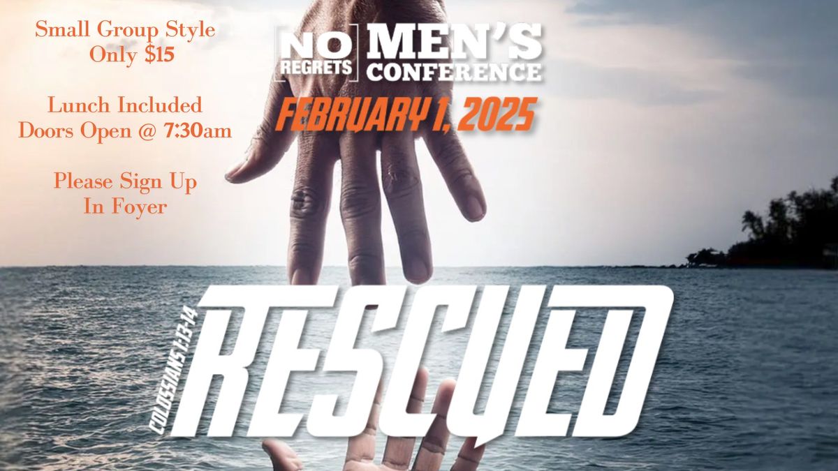 No Regrets Men's Conference 