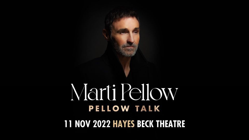 Marti Pellow | Pellow Talk | Hayes Beck Theatre