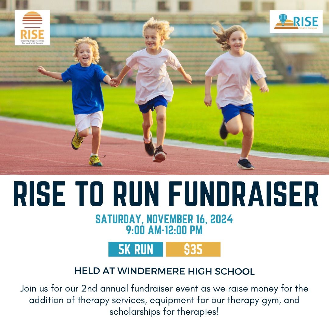 2nd Annual Rise to Run fundraiser