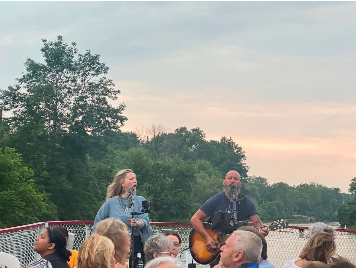 Sunset Lock Cruise w\/ Live Music by Begging Angels Duo Aboard Colonial Belle