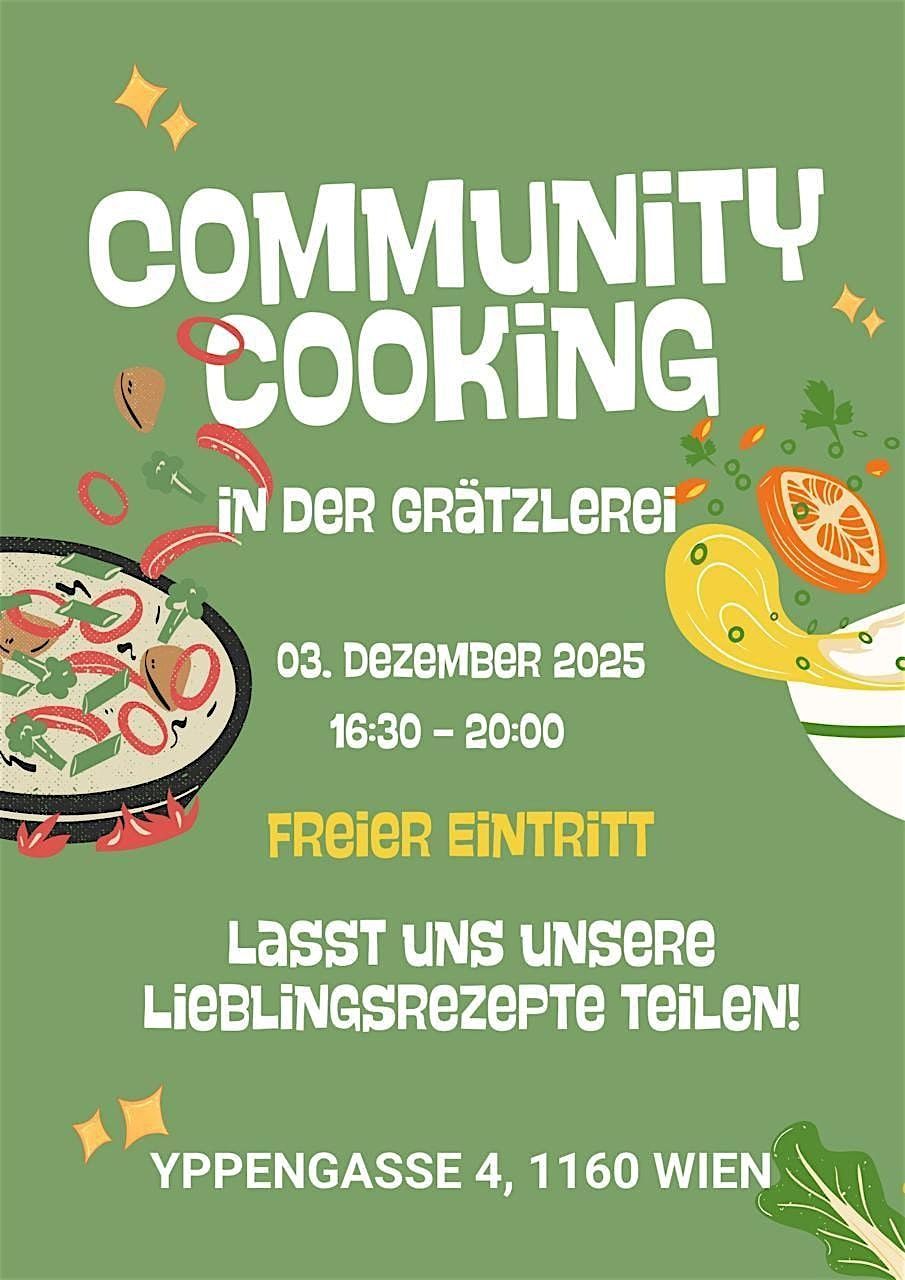 Community Cooking in der Gr\u00e4tzlerei