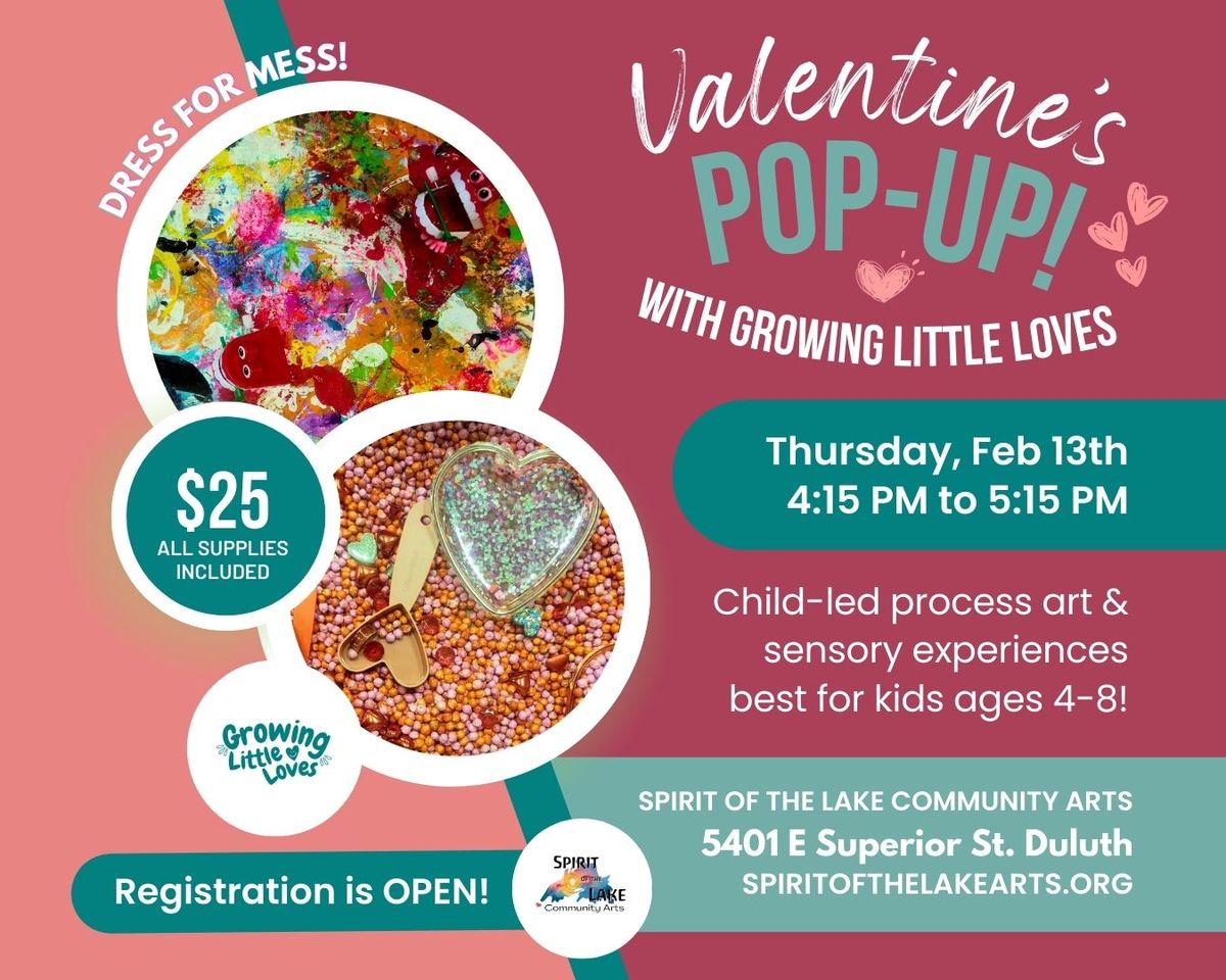 Valentine's Pop-Up with Growing Little Loves