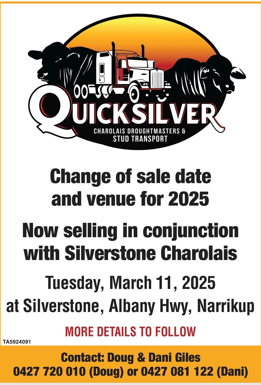 Quicksilver Charolais Bull Sale