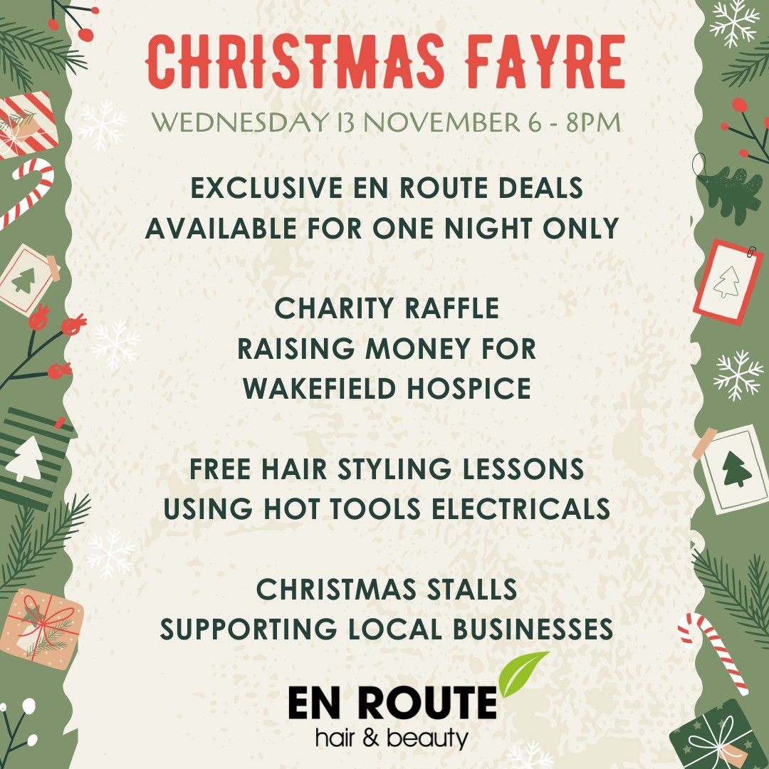 En Route Hair and Beauty Christmas Fayre