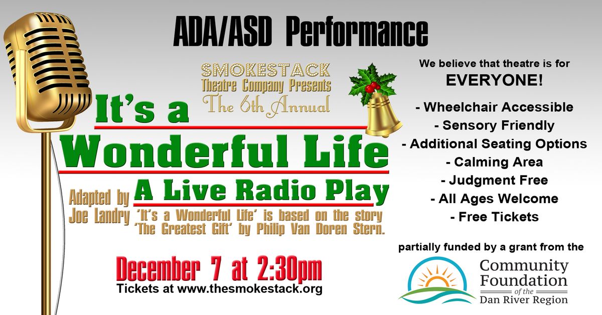 ADA\/ASD It's a Wonderful Life: A Live Radio Play