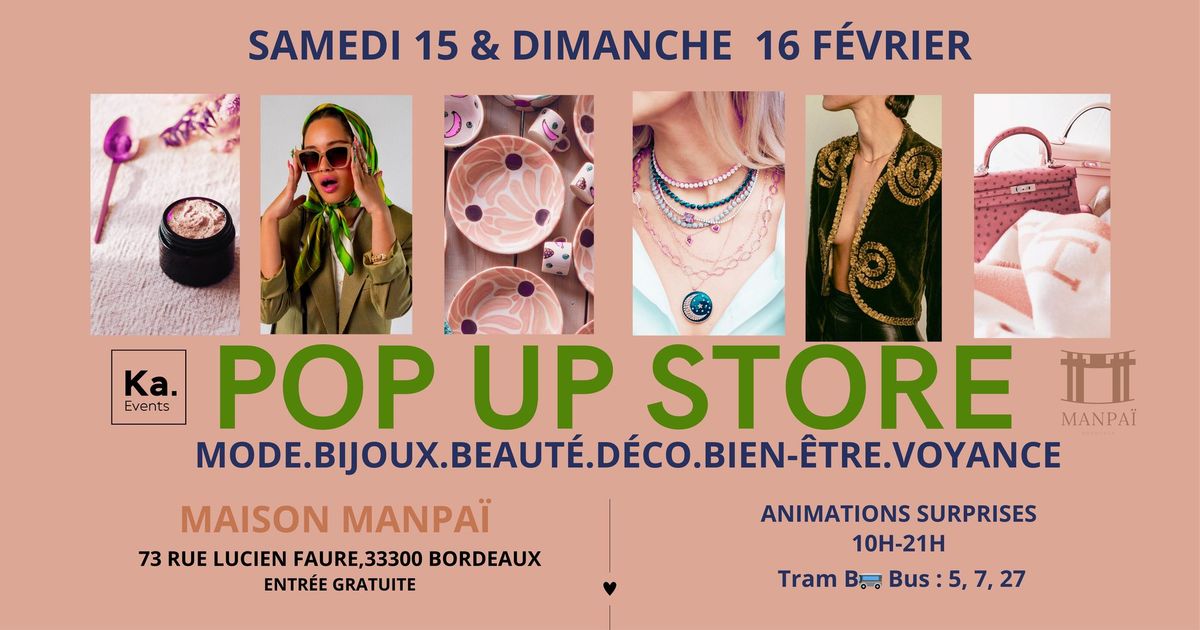 POP UP  STORE - CR\u00c9ATEURS & VINTAGE