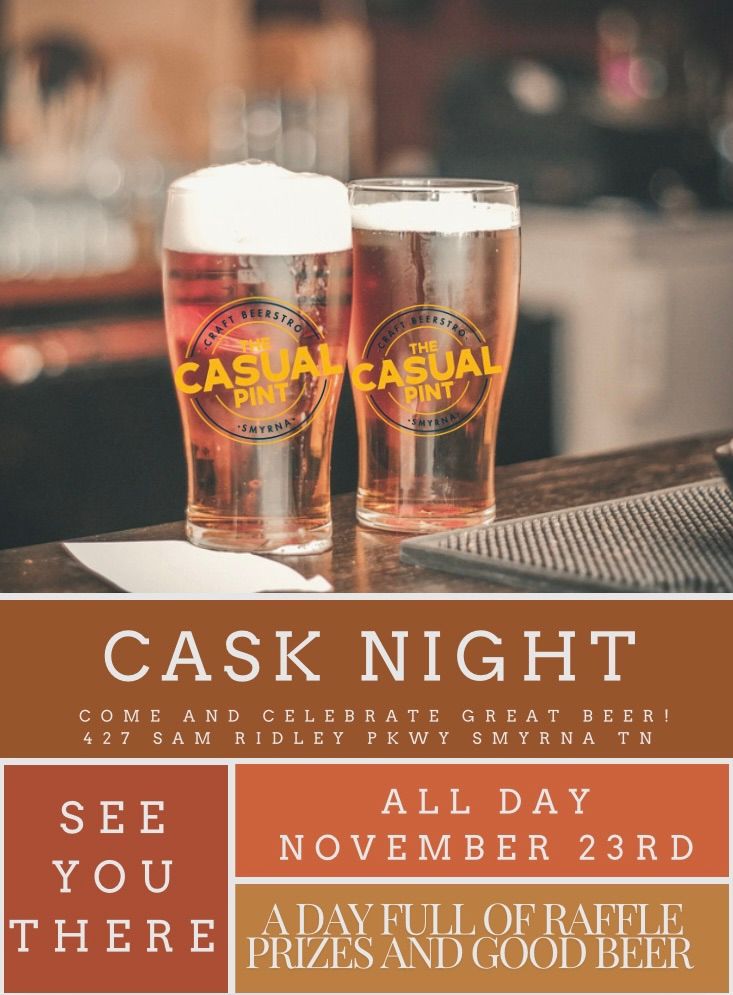 Casual Pint Cask Night