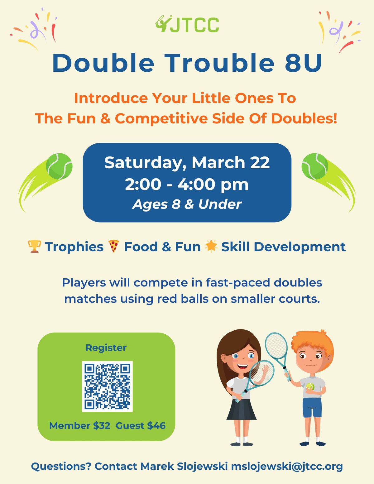 Double Trouble 8U at JTCC! \ud83c\udfbe\ud83c\udf89\ud83e\uddd1\u200d\ud83e\udd1d\u200d\ud83e\uddd1