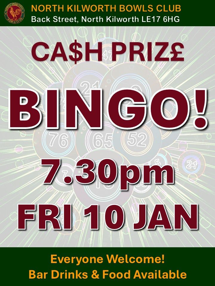 Cash Prize Bingo!