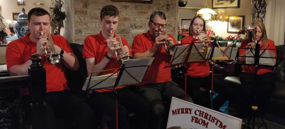 Christmas Carols at The Rising Sun with Loxley Silver Band