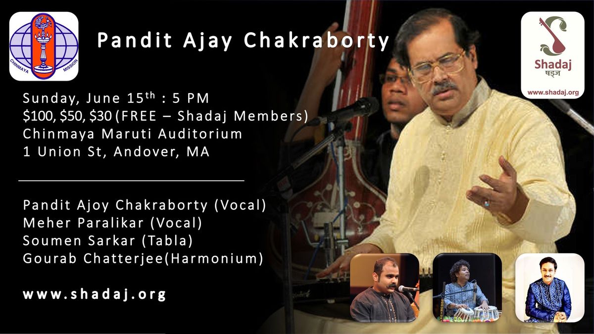 Pandit Ajoy Chakraborty (Vocal) : Live In Concert  (Shadaj Baithak)