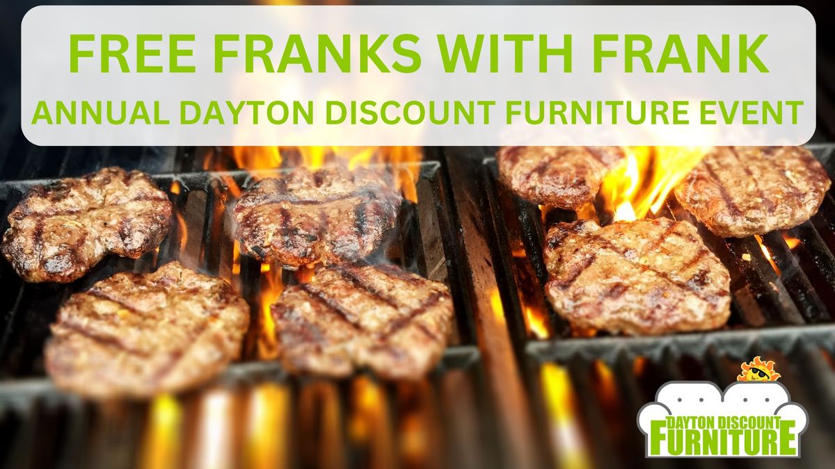 Free Franks and Burgers in Fairborn with Frank from Dayton Discount Furniture