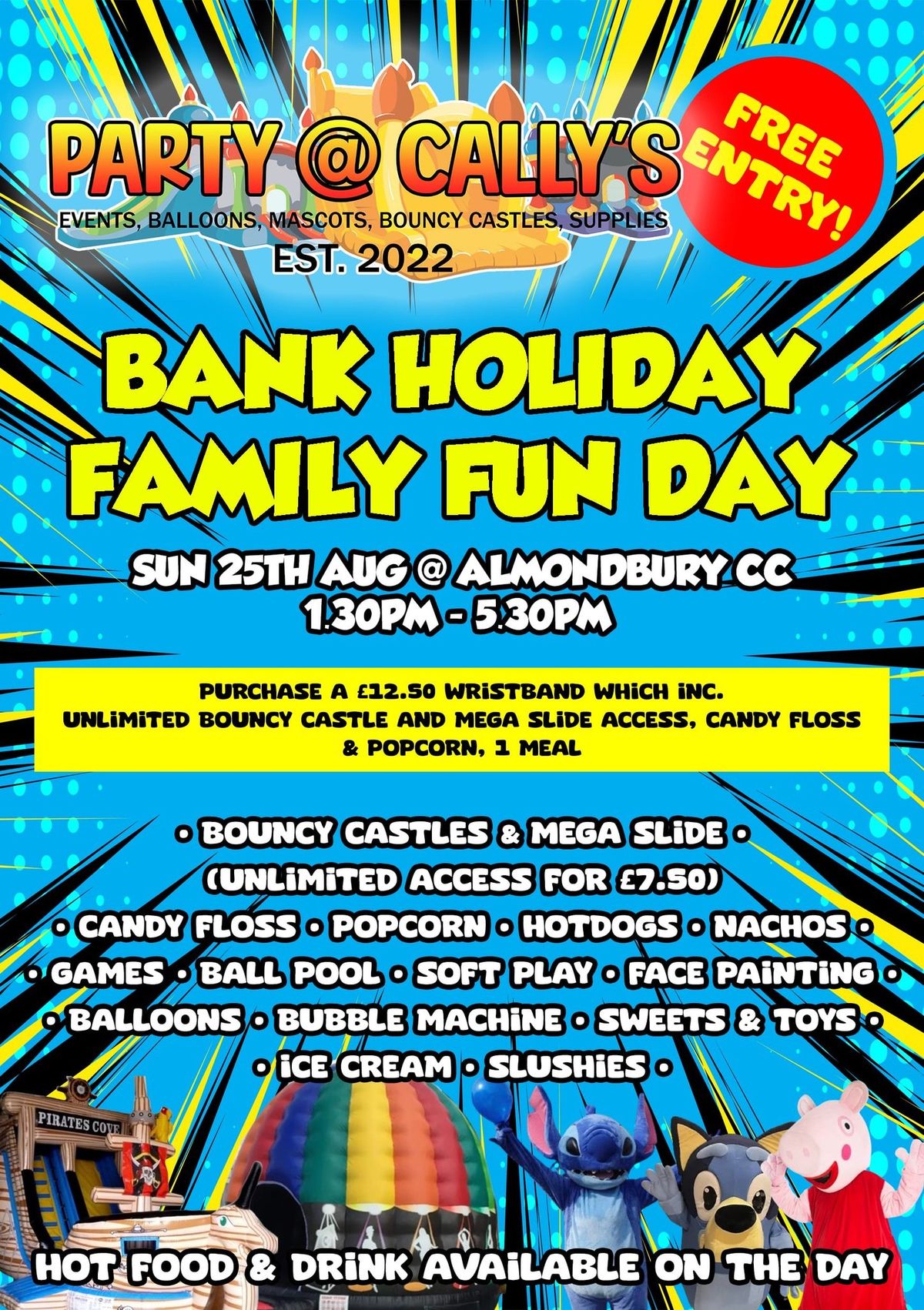 BANK HOLIDAY FUN DAY DAY 2 ALMONDBURY CRICKET CLUB - PARTY AT CALLYS