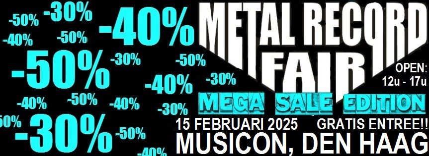 Metal Record Fair Den Haag - MEGA SALE EDITION