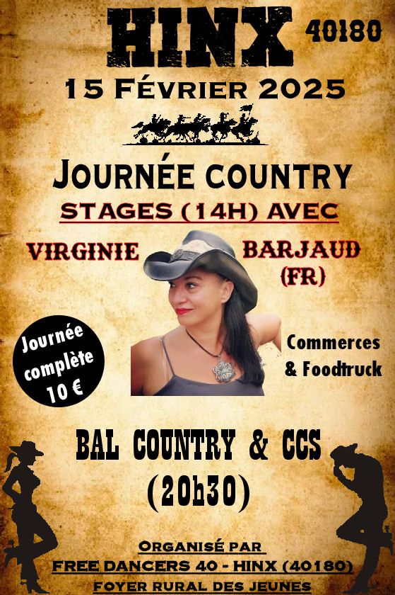 Journ\u00e9e Country avec Virginie Barjaud