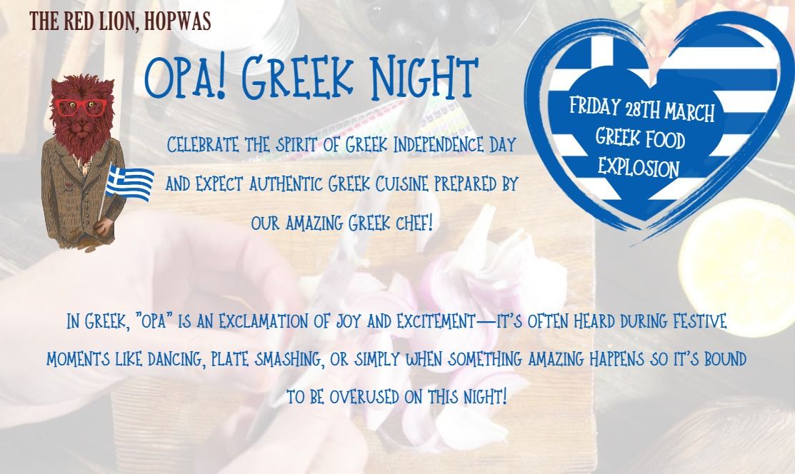 'OPA' Greek Night 