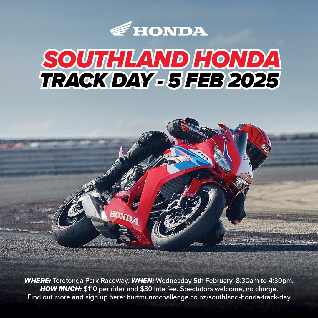 Southland Honda Track Day 2025 - At the Burt Munro Challenge