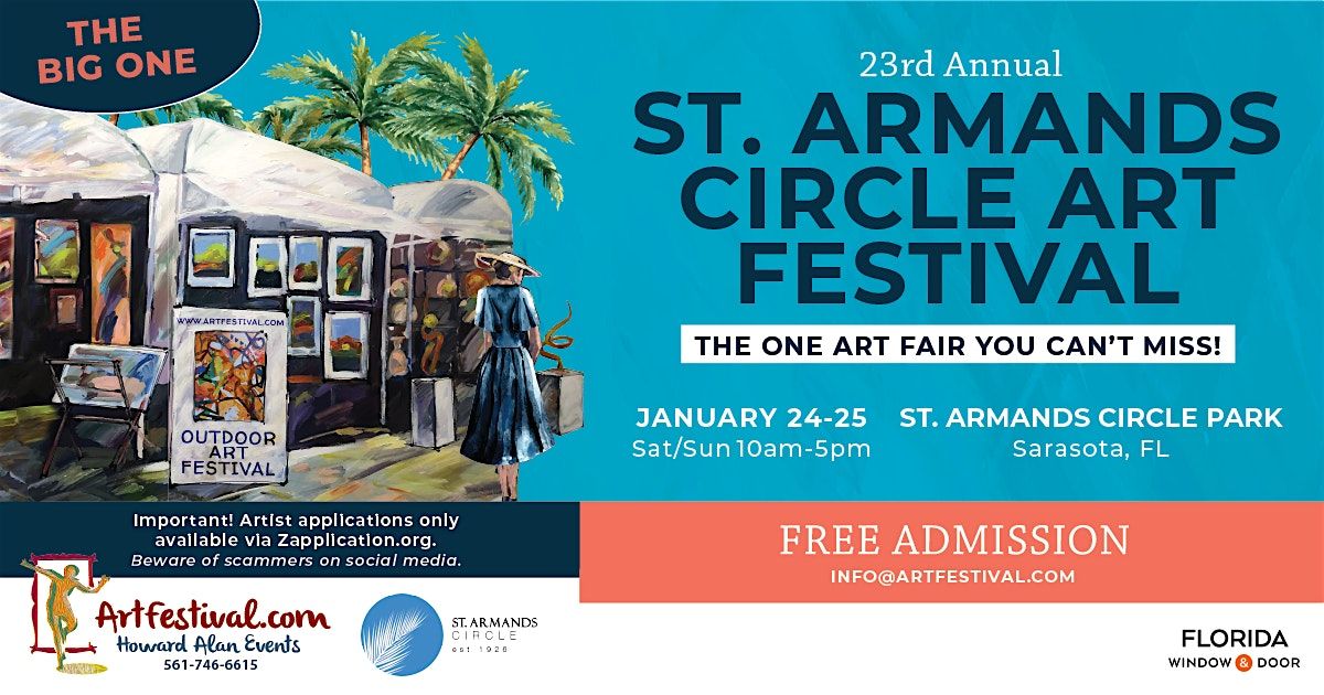 23rd Annual St. Armands Circle Art Festival