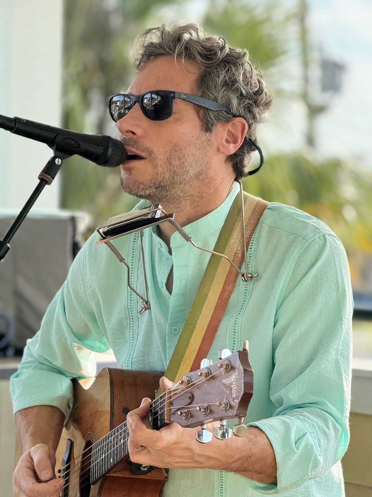 Rich Sheldon acoustic Sunday afternoon at Nona Slice House in Safety Harbor