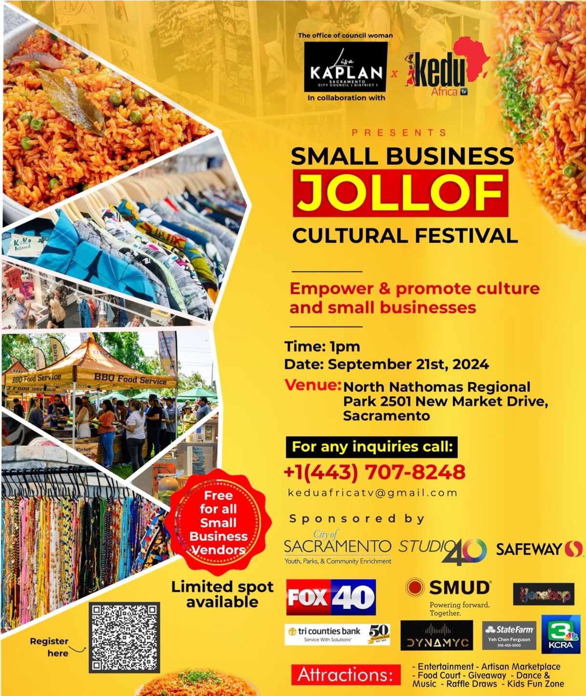 Small business Jollof Cultural Festival