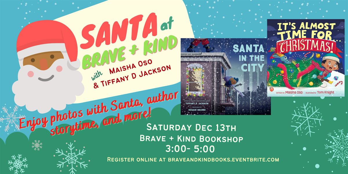 SANTA at B+K: Story time, Santa photos, Crafts and More