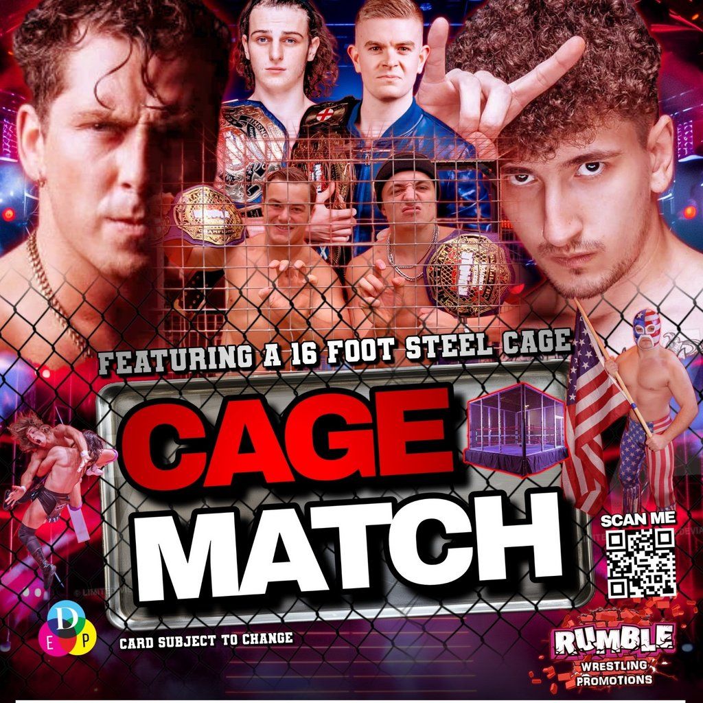 Rumble Wrestling comes to Gillingham with a 16ft Cage Match