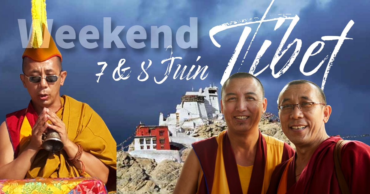 Weekend TIBET | Moines Ganden Jangtse + 2 Transmissions (Initiations) au Petit Nalanda