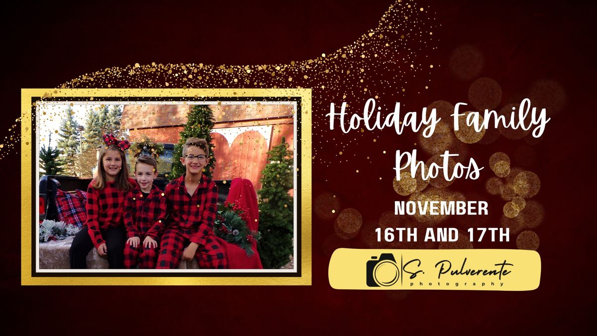 Outdoor Holiday Family Photos