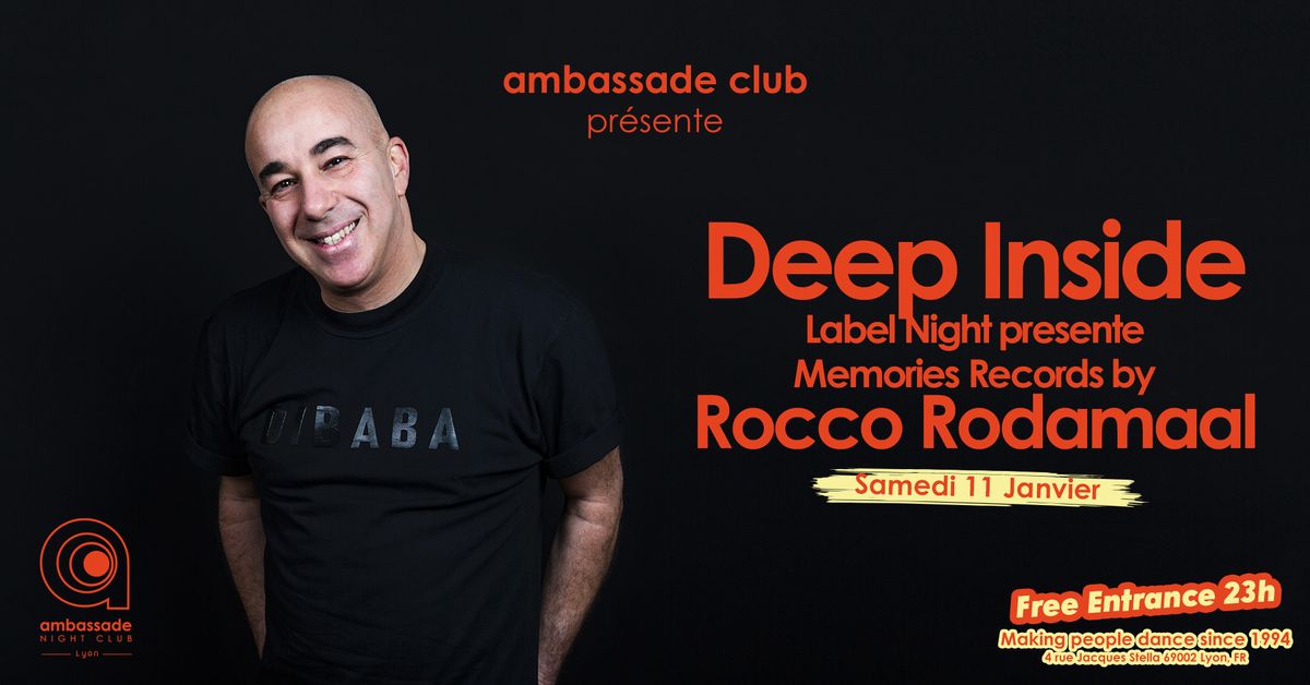 Deep Inside Label Night pr\u00e9sente Memories Records by Rocco Rodamaal