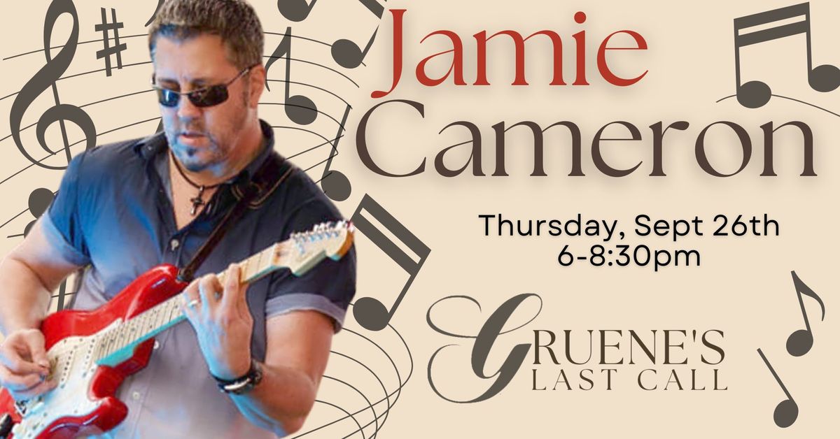 Live Music Thursday: Jamie Cameron