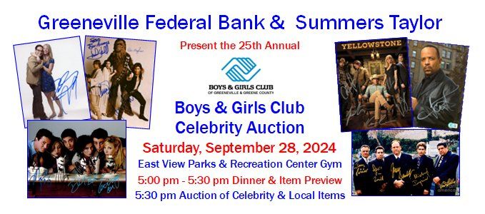 25th Annual Boys & Girls Club Celebrity Auction