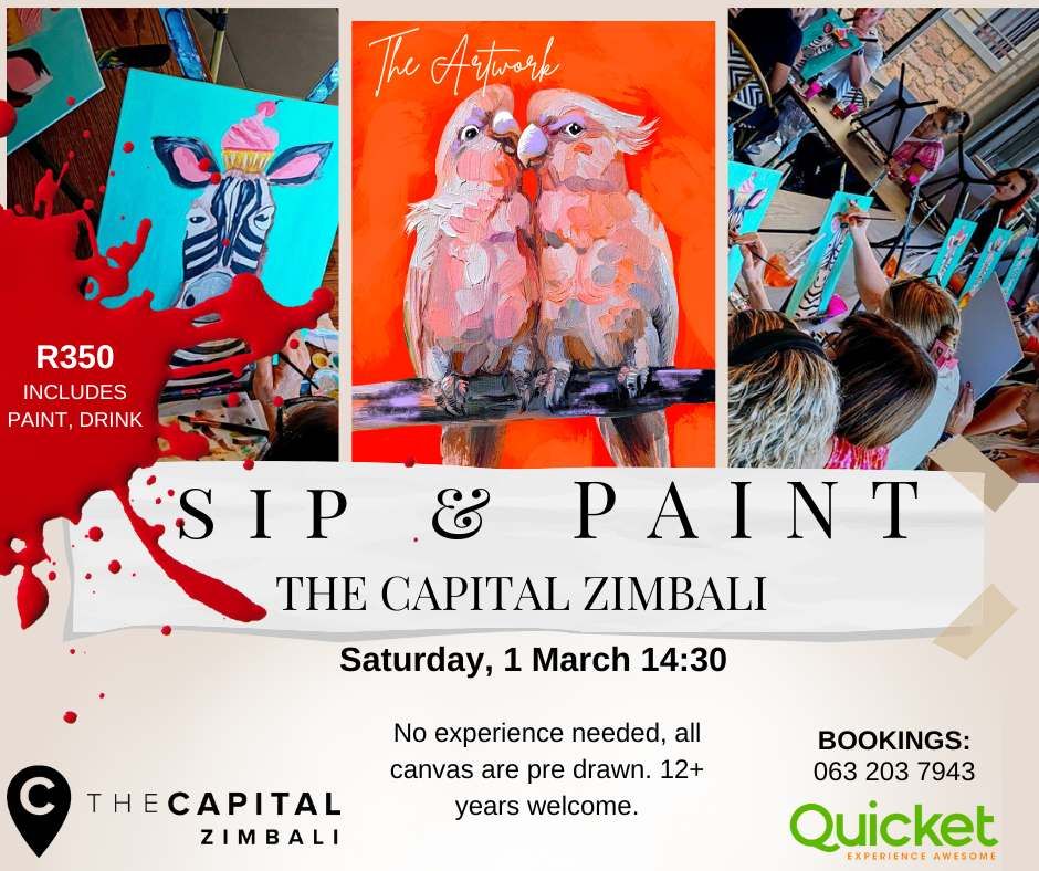 Sip & Paint - The Capital Zimbali -