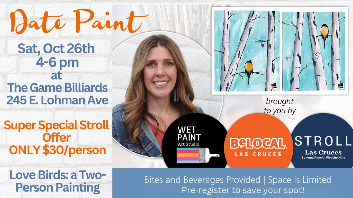 Paint and Sip at The Game Billiards: A Stroll and BeLocal Event!