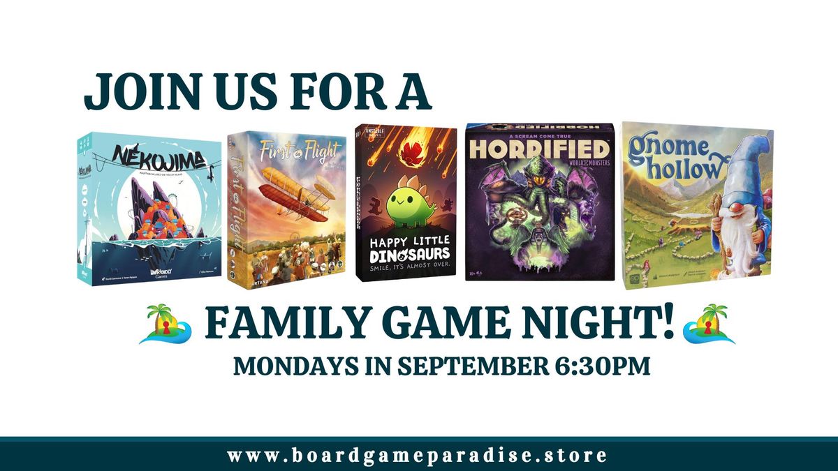 Family Game Night Horrified: World of Monsters (10+)