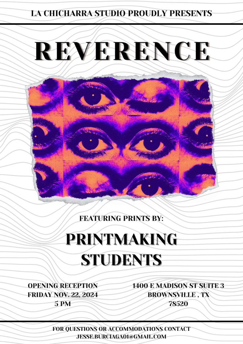 REVERENCE: Student Printmaking Art Show